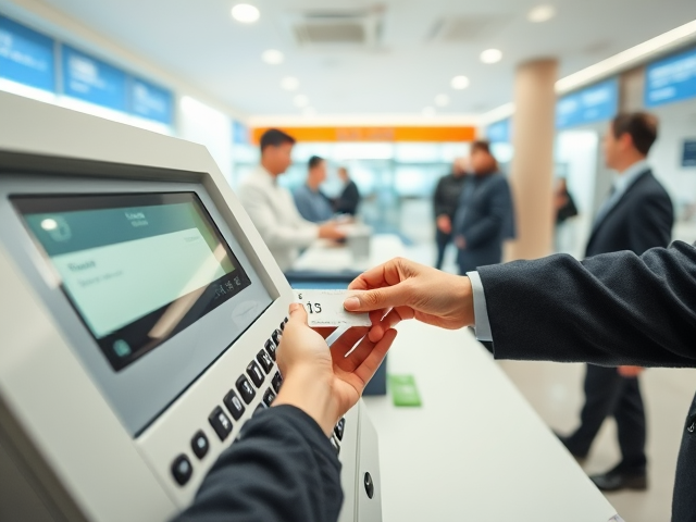 Physical Queuing System for Banks