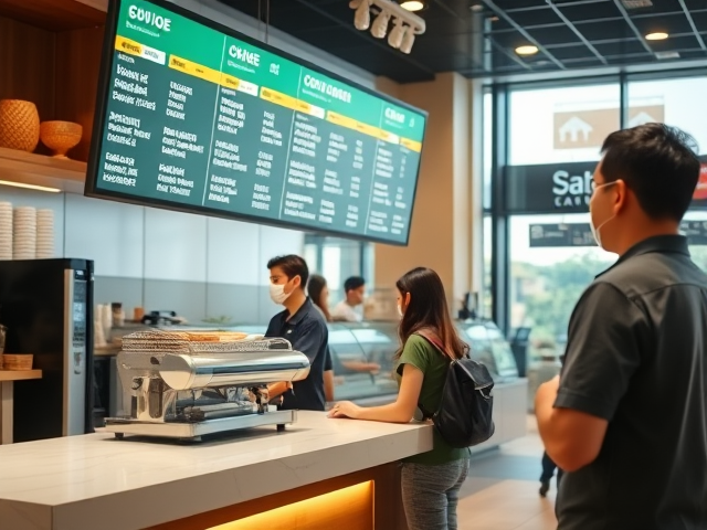Sistem Manajemen Antrian untuk Kafe dan Rantai Makanan Cepat Saji